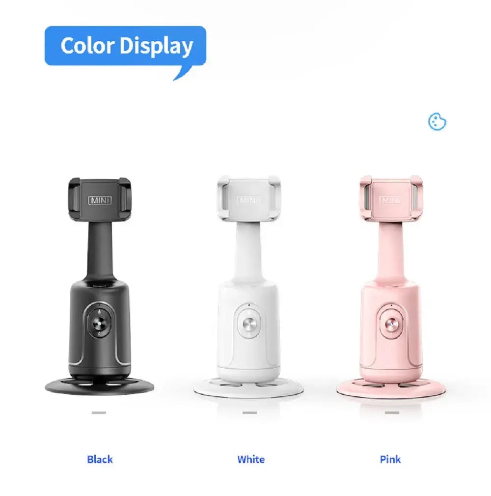 360° Auto Face-Tracking Phone Mount - Cozy & Clever