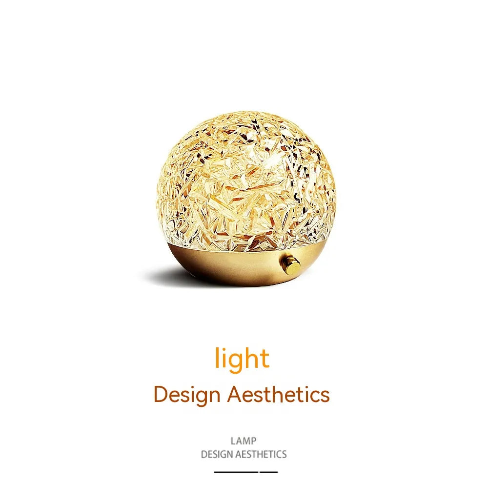 Water-Ripple Crystal Mood Lamp - Cozy & Clever