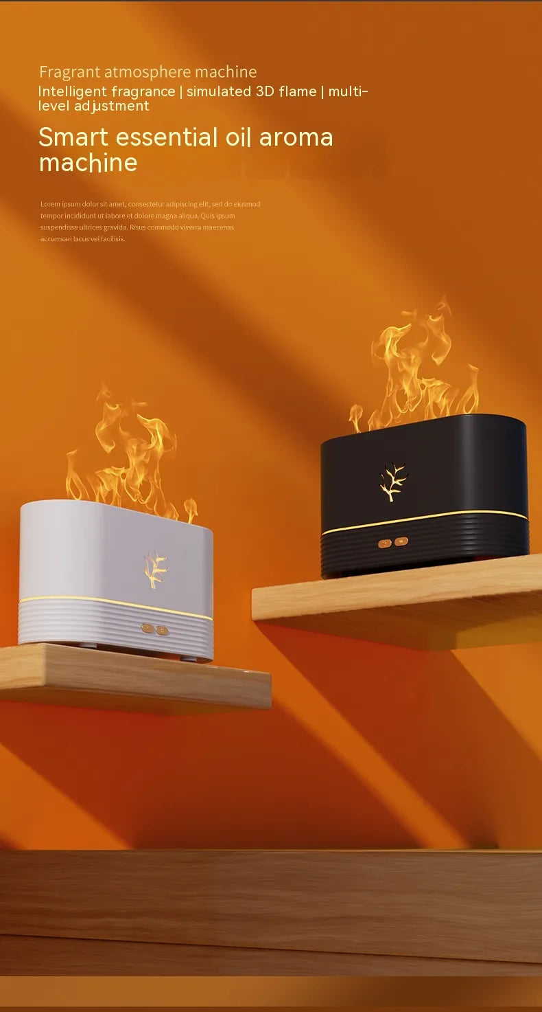 Flame Mist Aroma Diffuser - Cozy & Clever