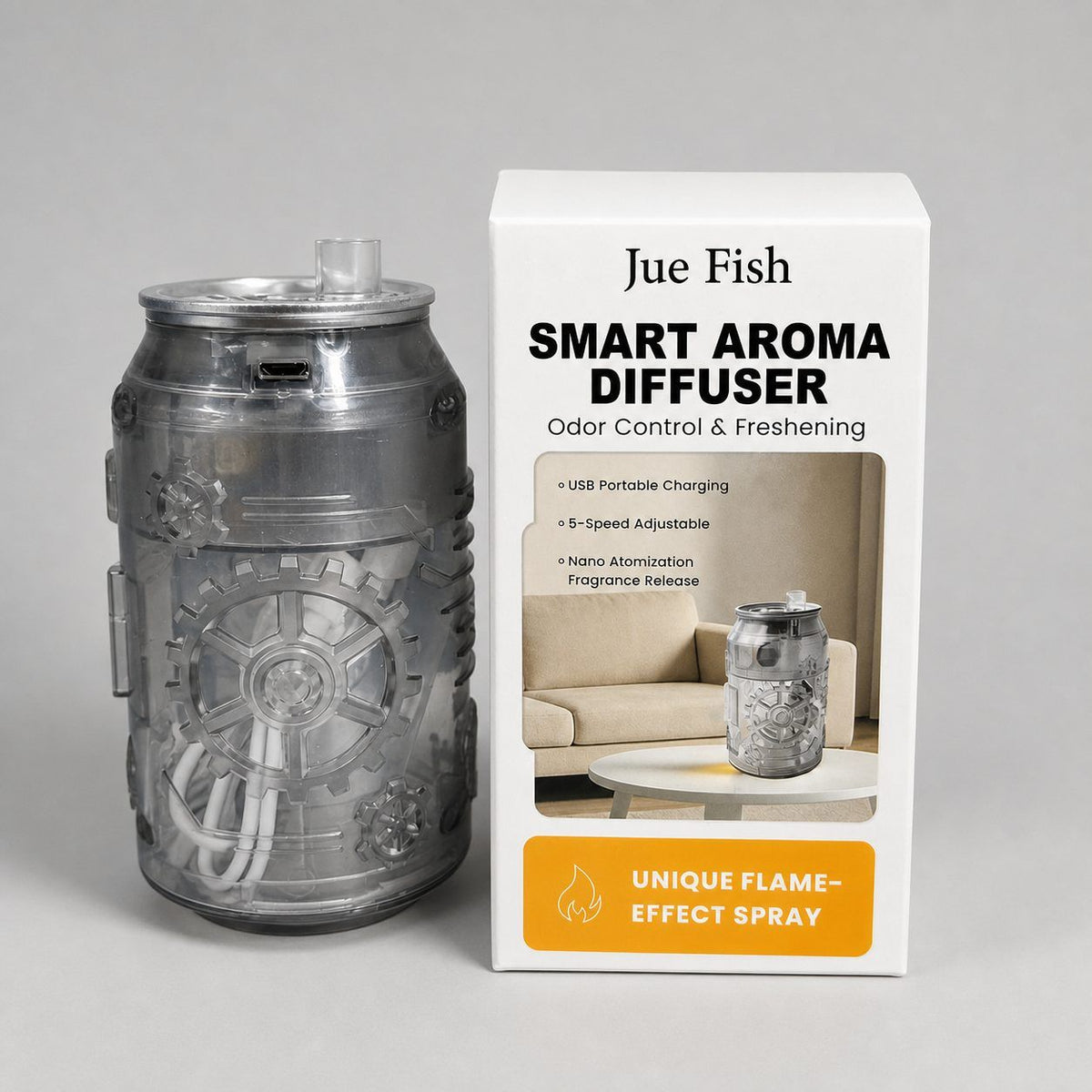 Can-Shaped USB Aroma Diffuser - Cozy & Clever