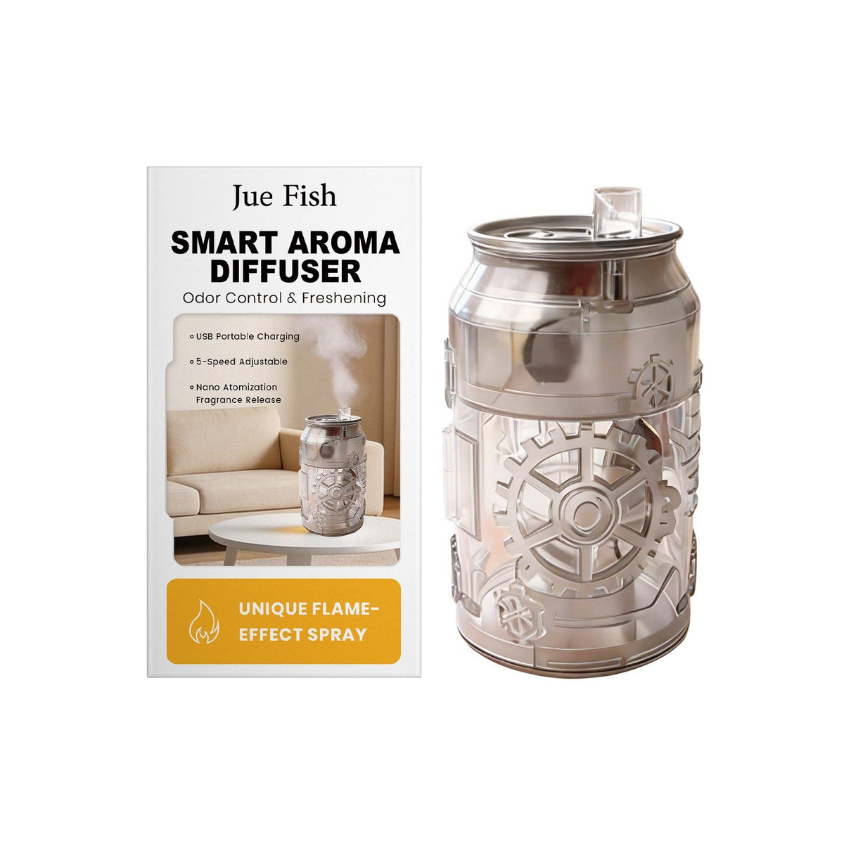 Can-Shaped USB Aroma Diffuser - Cozy & Clever