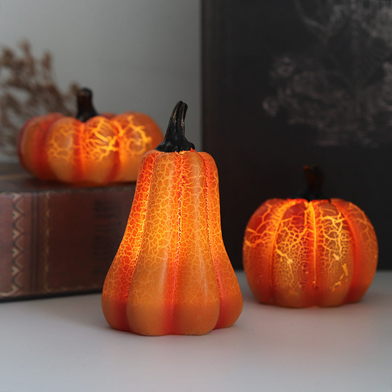 Resin LED Pumpkin Lantern Trio - Cozy & Clever
