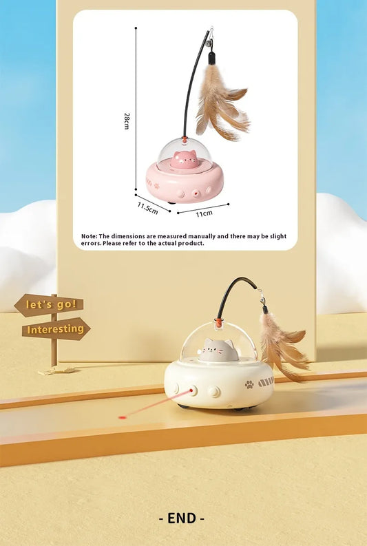Electric UFO Cat Teaser Toy - Cozy & Clever